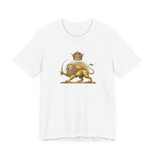 Iran Crown Lion & Sun Pahlavi Unisex T-Shirt | Persian Crown Symbol Tee