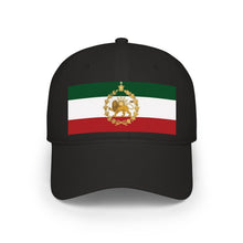 Iran Lion & Sun Crown Baseball Cap – Persian Flag Pahlavi Hat | پرچم شیر و خورشید تاج‌دار ایران