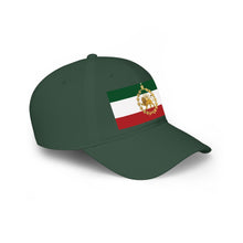Iran Lion & Sun Crown Baseball Cap – Persian Flag Pahlavi Hat | پرچم شیر و خورشید تاج‌دار ایران