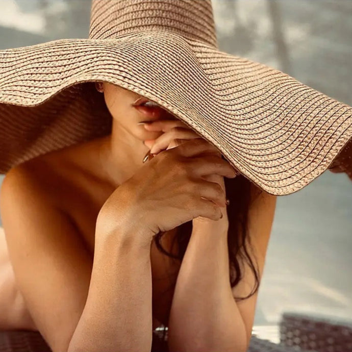 XXL Oversized Wide Brim UV Sun Hat - Perfect for Ultimate Sun Protection - BEACH HAT