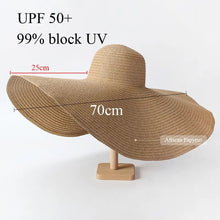 XXL Oversized Wide Brim Sun Hat – Foldable, Travel-Friendly, 10+ Colors