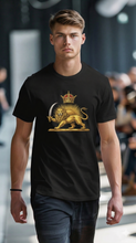 Iran Crown Lion & Sun Pahlavi Unisex T-Shirt | Persian Crown Symbol Tee