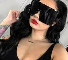 Designer's Inspired Oversized Shield Sunglasses UV400 Shilla