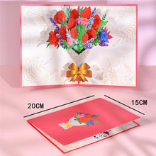 3D Pop-Up Flower Greeting Card – Floral Surprise Card for Birthday, Mother’s Day, Wedding & Anniversary