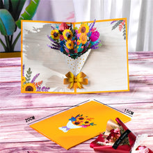 3D Pop-Up Flower Greeting Card – Floral Surprise Card for Birthday, Mother’s Day, Wedding & Anniversary