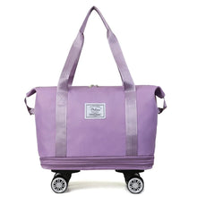 Double-layer Expansion with Wheels Large-capacity Travel Bag - Unisex