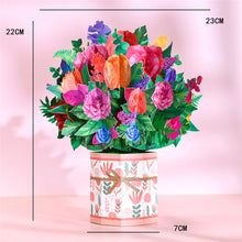 3D Pop-Up Flower Greeting Card – Floral Surprise Card for Birthday, Mother’s Day, Wedding & Anniversary