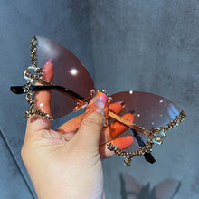 Crystal Butterfly Sunglasses UV400
