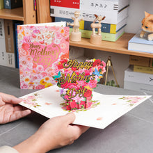 3D Pop-Up Flower Greeting Card – Floral Surprise Card for Birthday, Mother’s Day, Wedding & Anniversary