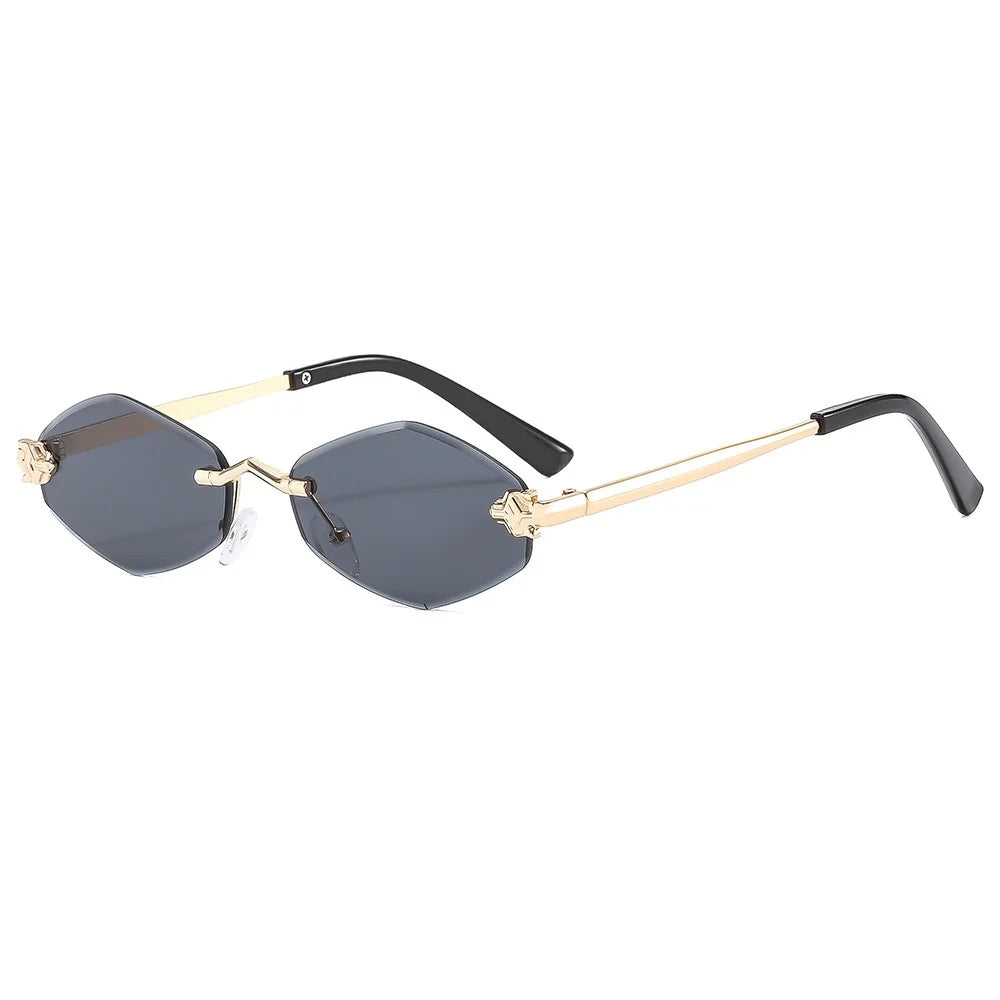 Designer Inspired Stylish Metal Sunglasses - Branda