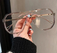 Oversized Clear Fashion Sunglasses UV400