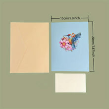 3D Pop Up Flower Bird Greeting Card, Mother's Day, Anniversary, Birthday