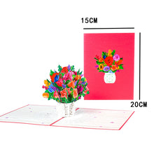 3D Pop-Up Flower Greeting Card – Floral Surprise Card for Birthday, Mother’s Day, Wedding & Anniversary