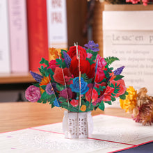 3D Pop-Up Flower Greeting Card – Floral Surprise Card for Birthday, Mother’s Day, Wedding & Anniversary