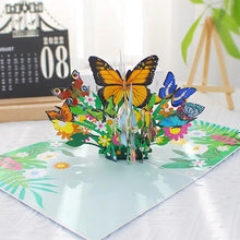 3D Butterfly Pop Up Greeting Card – Flowers, Valentine’s, Mom, Anniversary, Birthday