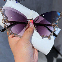 Crystal Butterfly Sunglasses UV400