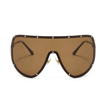 Celebrity Style Oversized Shield Sunglasses HD Polarized UV400 - Solara