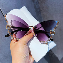 Crystal Butterfly Sunglasses UV400