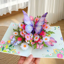 3D Butterfly Pop Up Greeting Card – Flowers, Valentine’s, Mom, Anniversary, Birthday