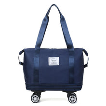 Double-layer Expansion with Wheels Large-capacity Travel Bag - Unisex