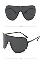 Celebrity Style Oversized Shield Sunglasses HD Polarized UV400 - Solara