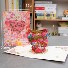 3D Pop-Up Flower Greeting Card – Floral Surprise Card for Birthday, Mother’s Day, Wedding & Anniversary