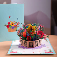 3D Pop-Up Flower Greeting Card – Floral Surprise Card for Birthday, Mother’s Day, Wedding & Anniversary