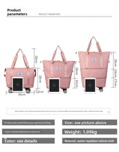 Double-layer Expansion with Wheels Large-capacity Travel Bag - Unisex