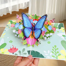 3D Butterfly Pop Up Greeting Card – Flowers, Valentine’s, Mom, Anniversary, Birthday