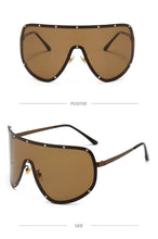 Celebrity Style Oversized Shield Sunglasses HD Polarized UV400 - Solara