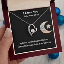 I Love You to the Moon & Back Heart Necklace