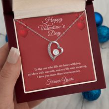 Happy Valentine's Day Heart Necklace