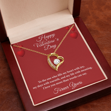 Happy Valentine's Day Heart Necklace