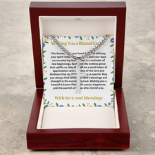 Artisan Cross Necklace Ester Gift with a message