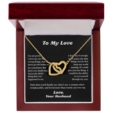 To My Love Interlocking Hearts Necklace