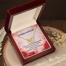 To Infinity and Beyond Interlocking Hearts Necklace