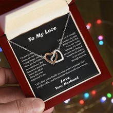 To My Love Interlocking Hearts Necklace