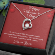 Happy Valentine's Day Heart Necklace
