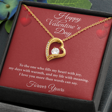 Happy Valentine's Day Heart Necklace
