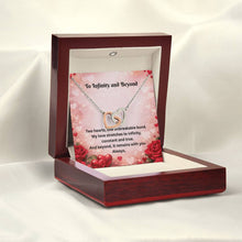 To Infinity and Beyond Interlocking Hearts Necklace