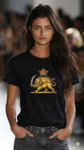 Iran Crown Lion & Sun Pahlavi Unisex T-Shirt | Persian Crown Symbol Tee