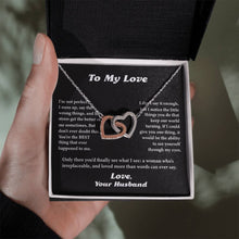 To My Love Interlocking Hearts Necklace